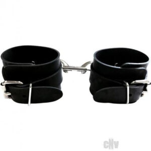Rouge Rubber Wrist Cuff Black
