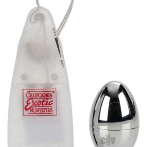 Pocket Exotics Vibrating Silver Egg