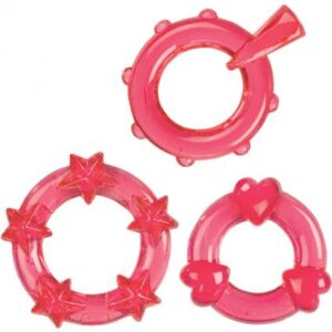 Magic C Rings Set Of 3 Red