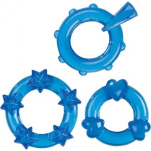 Magic C Rings Set Of 3 Blue