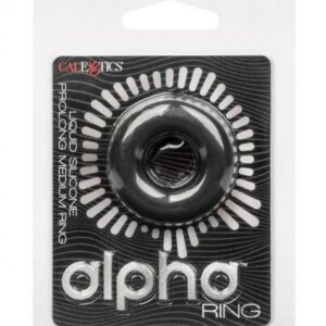 Alpha Prolong Medium Ring Black