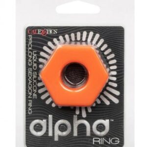 Alpha Prolong Sexagon Ring Orange