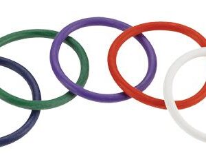 Rainbow Rubber C Ring 5 Pack - 2 inch