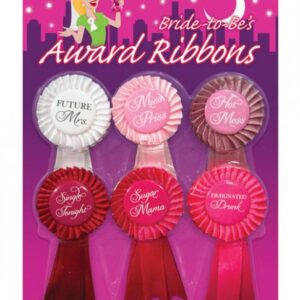 Bride To Be Award Ribbons 6 Pack