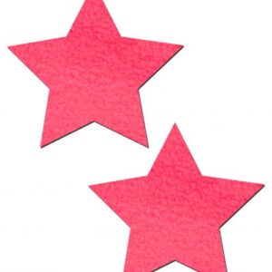 Pastease Basic Star Black Light Reactive - Neon Pink O/s