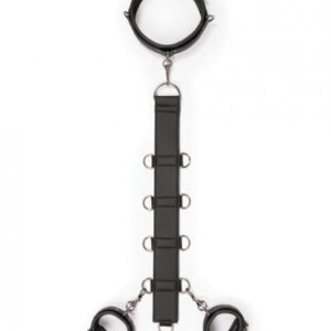 Easy Toys Neck To Wrist Restraint Set Black