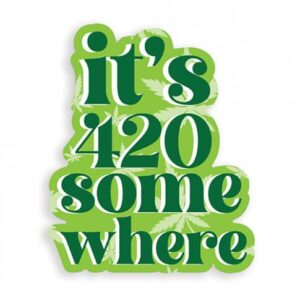 It's 420 Somewhere 420 Sticker - Pack Of 3