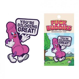 Wood Rocket Fuck Buddies You're Dildoing Great Pin - Purple