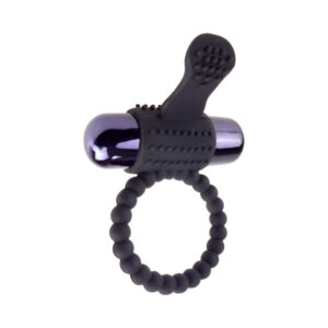 Fantasy C Ringz Vibrating Silicone Super Ring Black