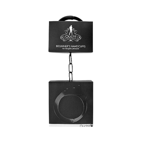 Ouch! Beginner's Handcuffs - Black - Image 2