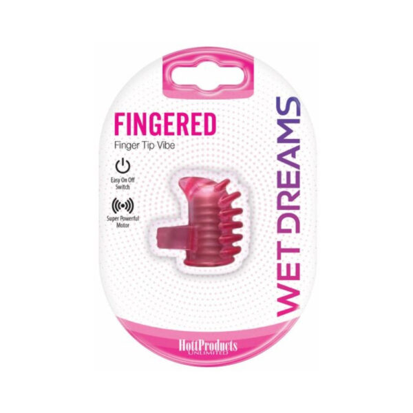 Wet Dreams Fingered Finger Tip Vibe Pink - Image 2
