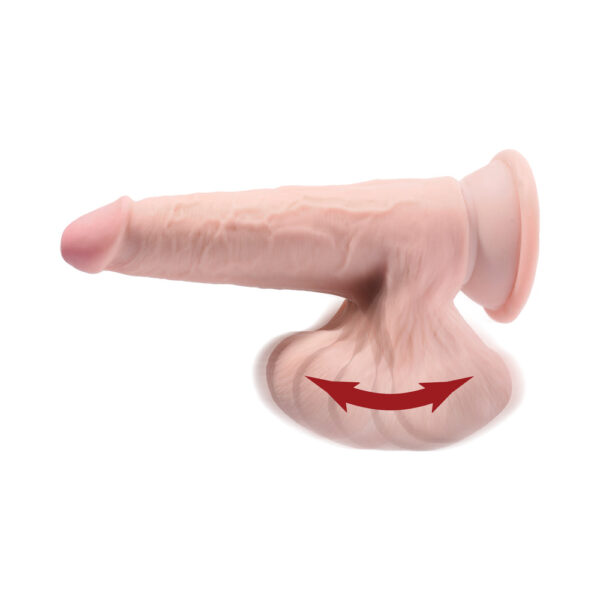 King Cock Triple Density Cock 7 In With Swinging Balls - Image 2