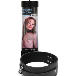 Kinklab leather bondage collar