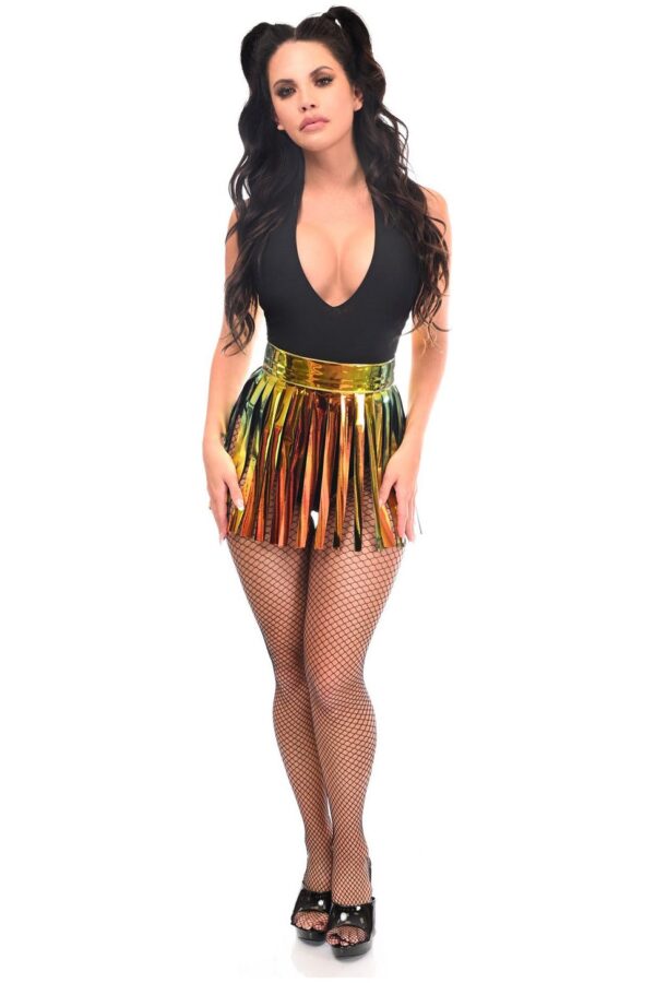 Sunset Holo Fringe Skirt - Image 3