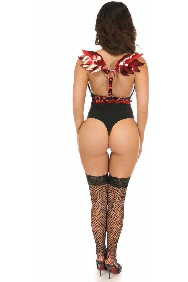 Red Metallic Angel Wings - Daisy Corsets
