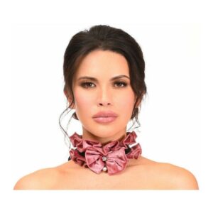 Kitten Collection Dusty Rose Velvet Choker - Daisy Corsets