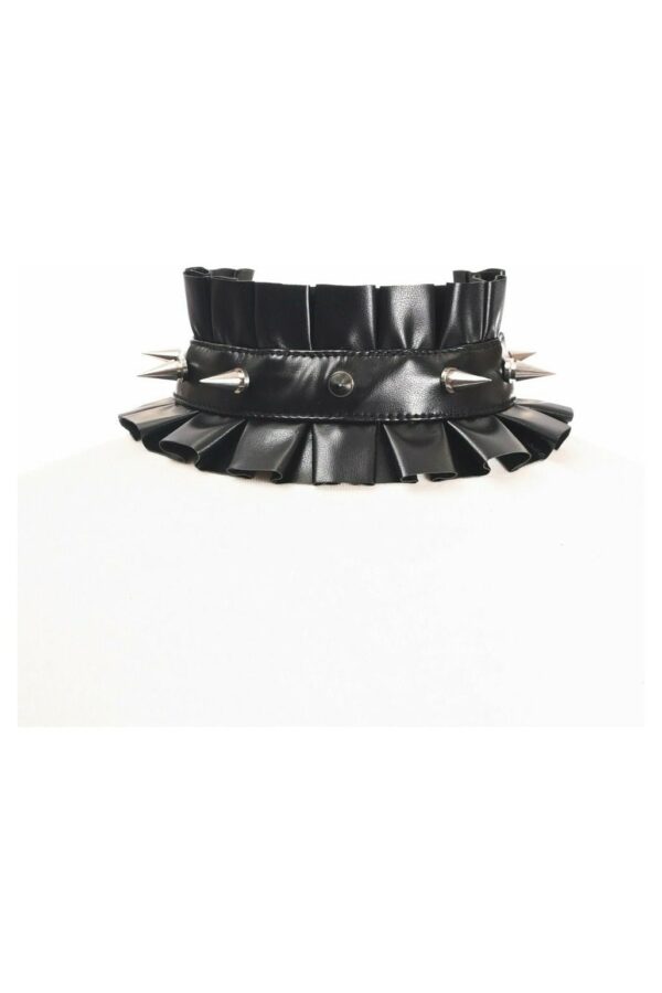 Kitten Collection Black Spike Choker - Image 2