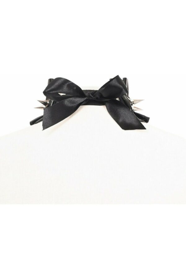 Kitten Collection Black Spike Choker - Image 3