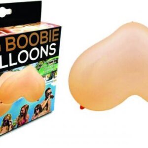 Big Boobie Balloons 6 Pieces Beige