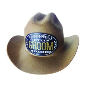Gettin Hitched Mini Groom Cowboy Hat