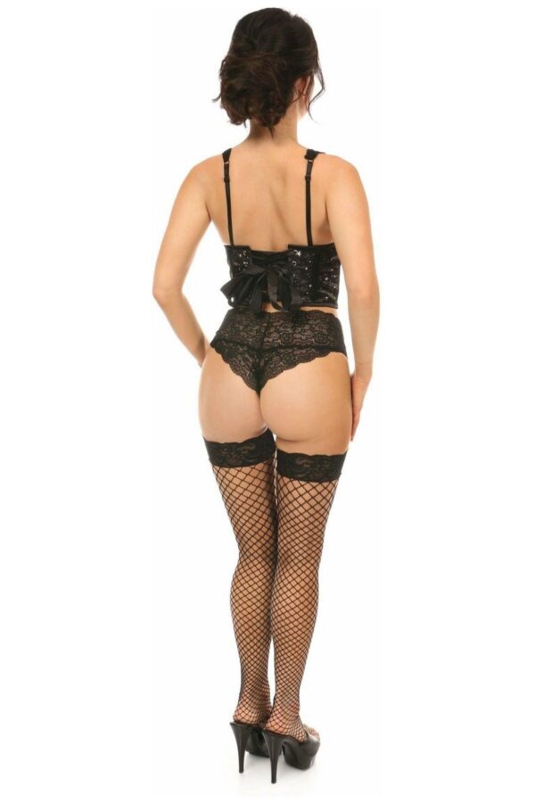 Lavish Celestial Satin Open Cup Waist Cincher - Daisy Corsets