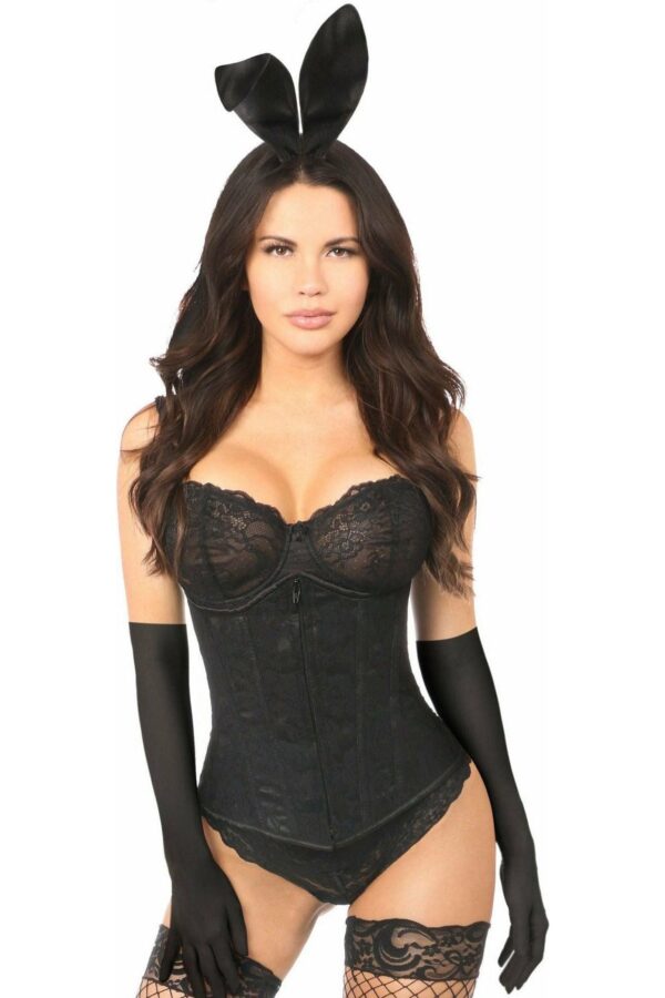 Lavish 4 PC Lace Cincher Bunny Corset Costume - Daisy Corsets