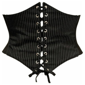 Lavish Pinstripe Corset Belt Cincher - Daisy Corsets