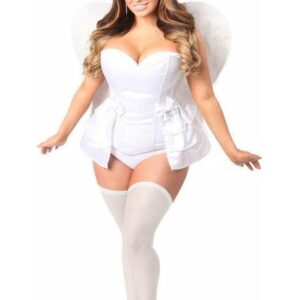 Lavish 4 PC Angelic Corset Costume - Daisy Corsets