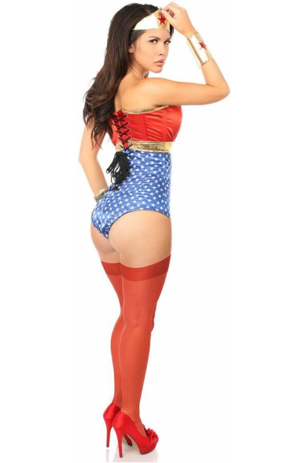 Lavish 3 PC Sexy Superhero Costume - Daisy Corsets