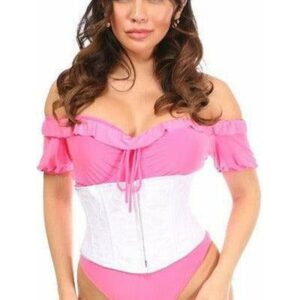 Lavish White Lace Mini Cincher - Daisy Corsets
