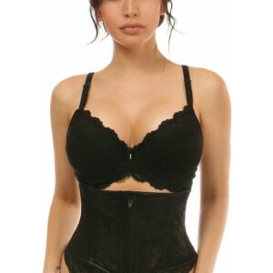 Lavish Black Lace Mini Cincher - Daisy Corsets