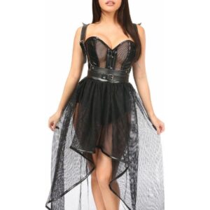 Lavish 4 PC Gothic Angel Costume - Daisy Corsets