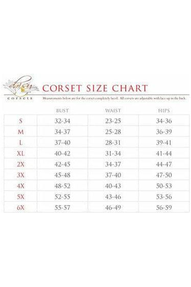 Top Drawer 3 PC Rhinestone Angel Corset Costume - Daisy Corsets