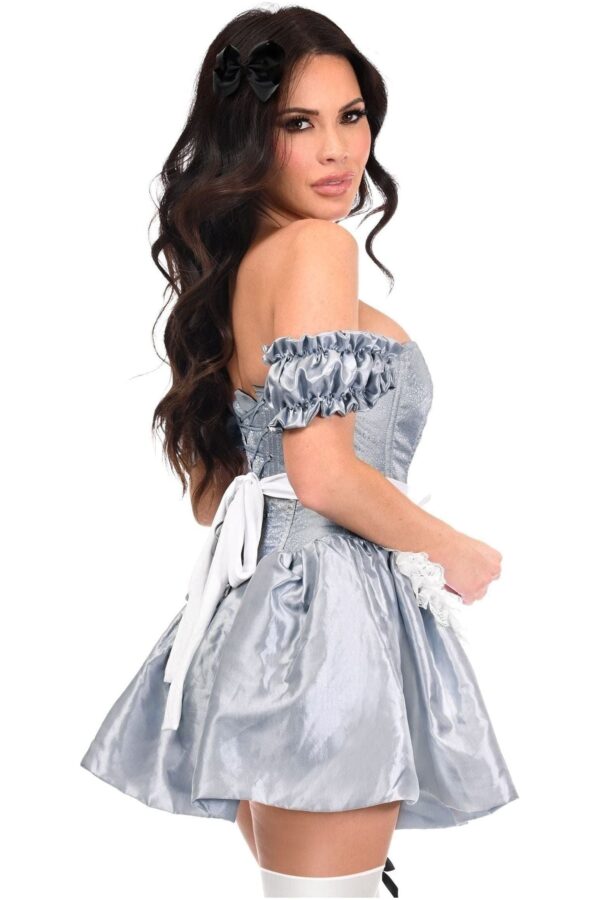 Top Drawer 3 PC Wonderland Seeker Corset Dress Costume - Image 4