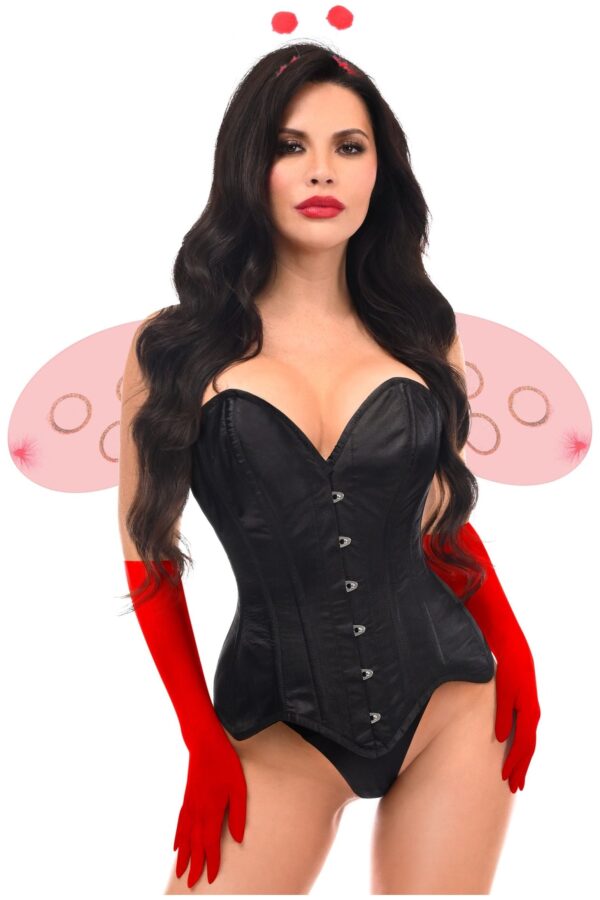 Top Drawer 4 PC Sassy Ladybug Corset Costume - Image 3