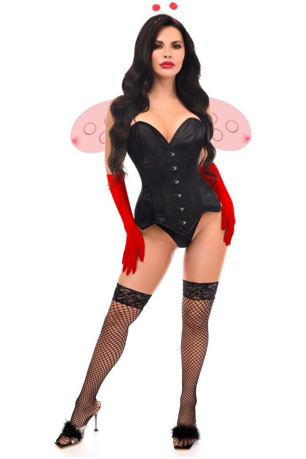 Top Drawer 4 PC Sassy Ladybug Corset Costume
