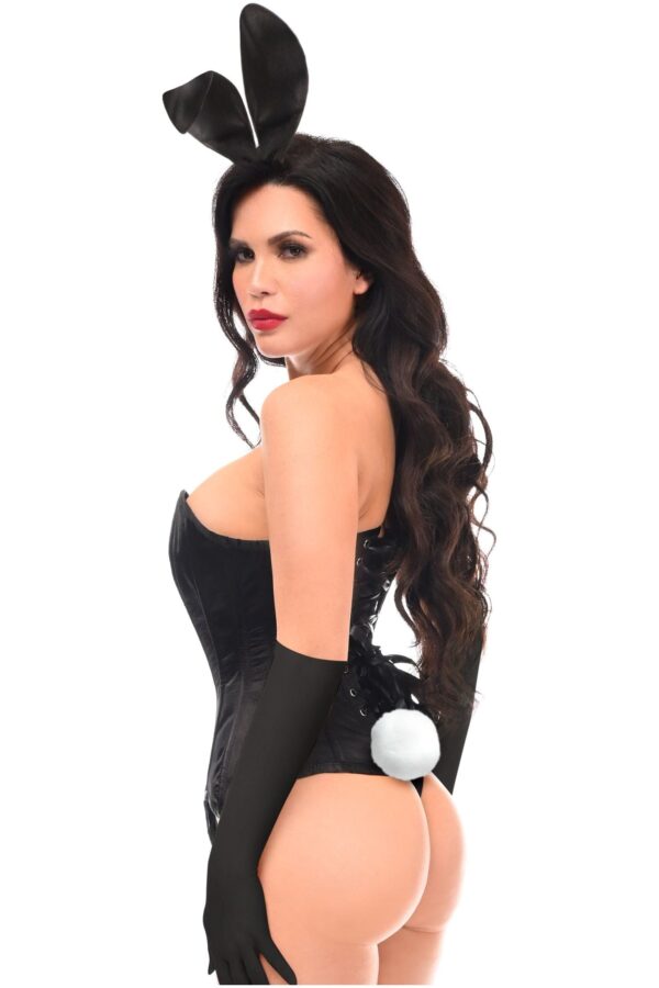 Top Drawer 4 PC Classic Bunny Corset Costume - Image 4