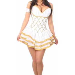 Top Drawer Steel Boned Greek Goddess Corseted Dress