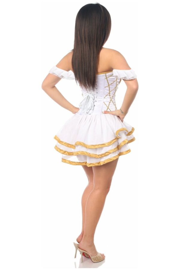 Top Drawer Steel Boned Greek Goddess Corseted Dress - Image 2