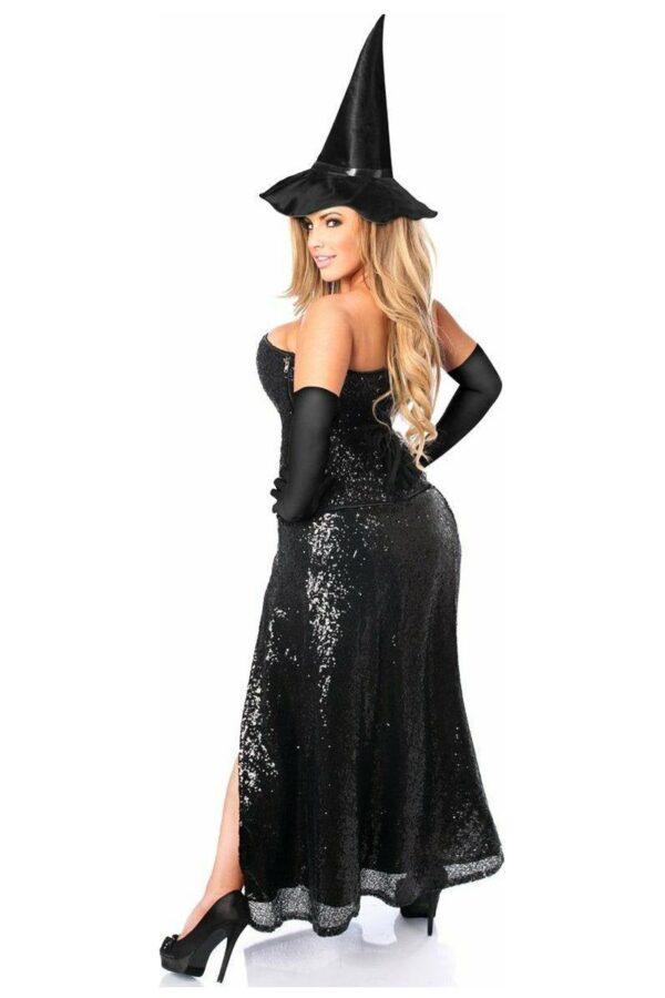Top Drawer Premium Sequin Witch Corset Costume - Daisy Corsets