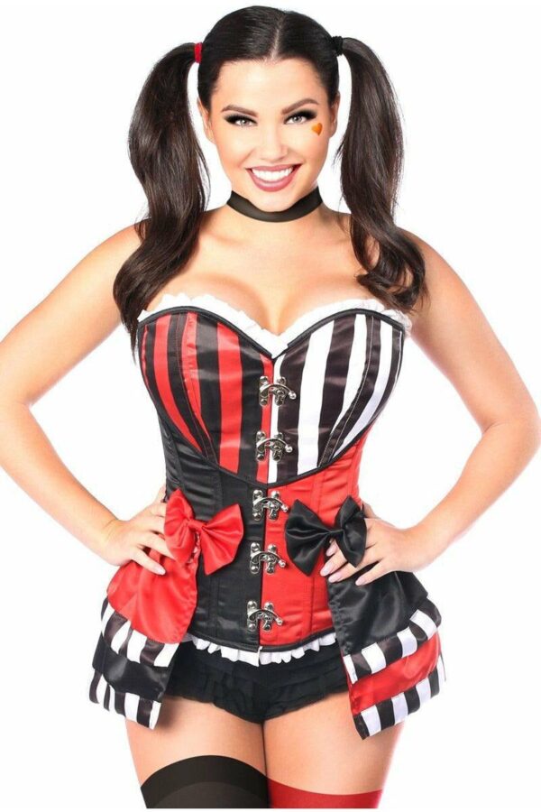 Top Drawer 3 PC Jokester Villian Corset Costume - Daisy Corsets