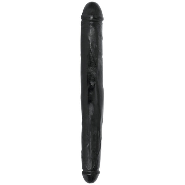 18 Inch Tapered Double Dong - Black