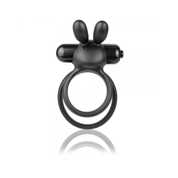 Ohare XL Vibrating Rabbit Double Ring Black